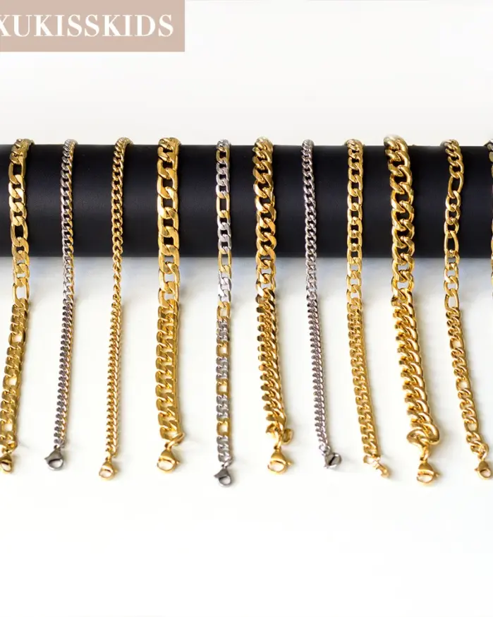 Pulseras hombre de acero inoxidable de alta calidad para mujer y hombre, regalos originales para mujer,cadenas de eslabones cubanos, pulsera de muñeca para pareja, regalos de joyería,pulsera plata,navidad 1