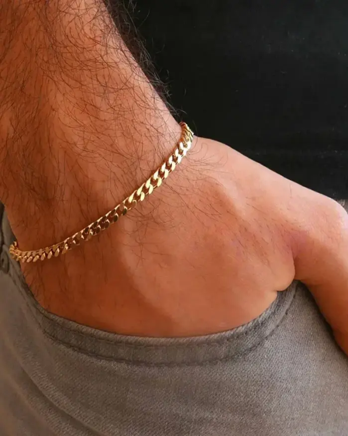 Nueva Cadena Cubana Moderna para Hombre, Brazalete Clásico de Acero Inoxidable de 3, 5 y 7 mm de Ancho, para Hombre y Mujer, Joyería, Regalo para Fiestas 2