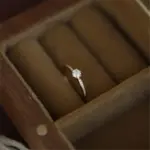 Anillo de circón brillante chapado en plata de ley 925 de 14 quilates para mujer, joyería de boda con temperamento exquisito 2