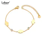 ✋ Pulsera "Protección Hamsa" – Acero 316L Impermeable y Oro PVD 1