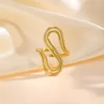 Anillo de sello redondo de acero inoxidable, anillo de rayo de sol con patrón de sol, regalo de joyería delicada para mujeres y niñas 5