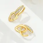 ✨ Pendientes "Golden Orbit" – Plata S925 Chapada en Oro 18K (Edición Orstarry) 6