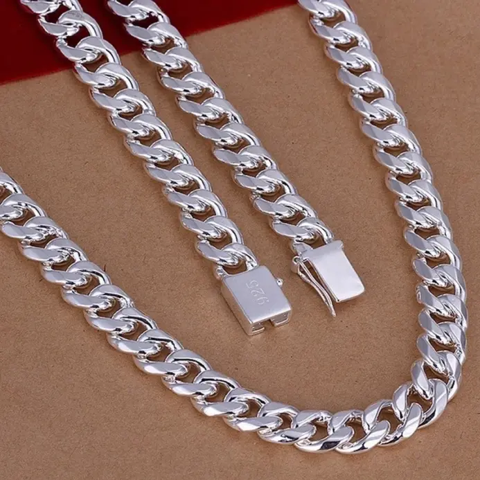 💎 Collar "Silver Titan 10mm" – Plata .925 de Alto Impacto 1