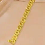 Pulsera de Oro 24K AU999 para Hombre, Diseño Trenzado de 15mm - Dominio Masculino 3
