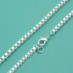⬛ Collar "Urban Box 3mm" – Plata .925 (Gargantilla Punk & Hip-Hop) 2
