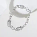 Nueva pulsera de Plata de Ley 925 con cierre de diamante, pulsera con cuentas, joyería DIY para mujer, regalos populares para vacaciones 2