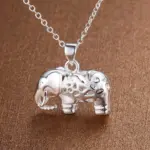 🐘 Collar "Eternal Fortune Elephant" – Plata .925 de Alta Joyería 1
