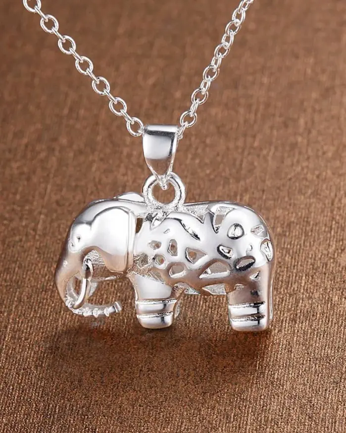 🐘 Collar "Eternal Fortune Elephant" – Plata .925 de Alta Joyería 1