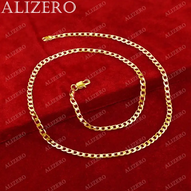🏛️ Collar "Curb Classic Elite" – Cadena Lateral de 4mm en Oro 18K 3