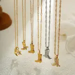 🤠 Collar "Rodeo Star" – Acero 316L, Bota y Sombrero Vaquero en Oro 18K 5