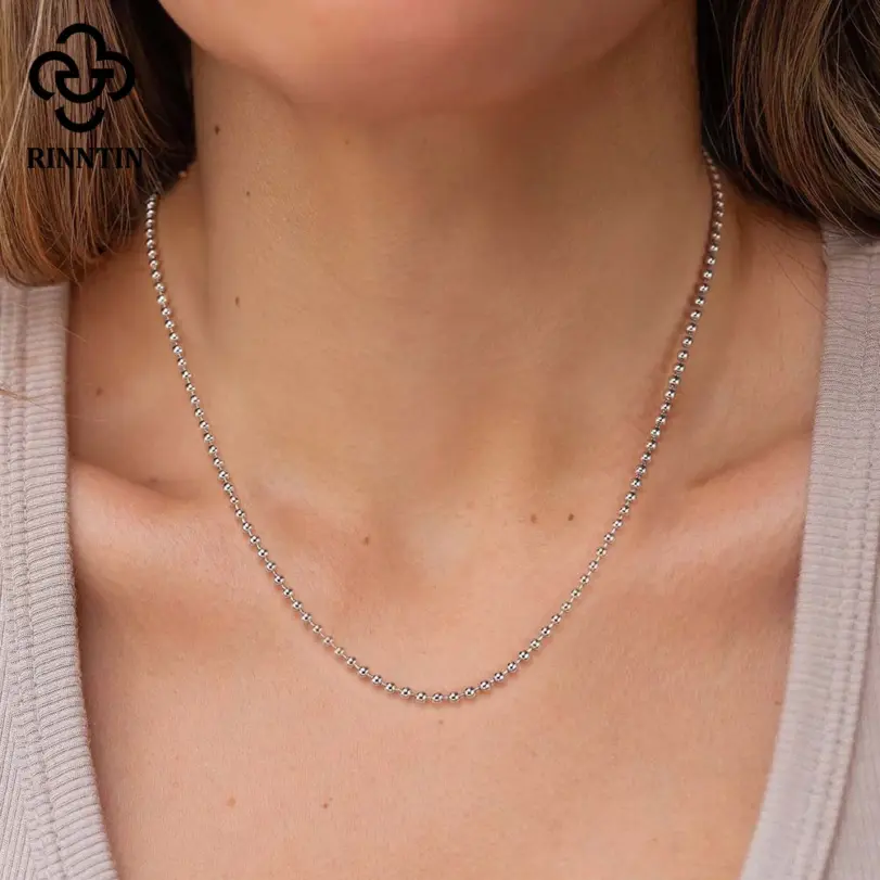 🔘 Collar "Pure Sphere 1.2mm" – Plata .925 Hecha a Mano 5