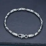 Nueva Pulsera para Hombre, Vajra S925, Plata Tailandesa, Estilo Retro, Diseño Antiguo, Personalidad, Joyería Fina Neutral 1