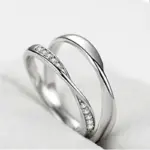 Nueva moda Mobius anillos de pareja lisos anillo ajustable de Color plata clásico para hombres y mujeres joyería de boda regalo de San Valentín 5