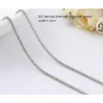 🍿 Collar "Stellar Popcorn 1.5mm" – Plata .925 Italiana 3
