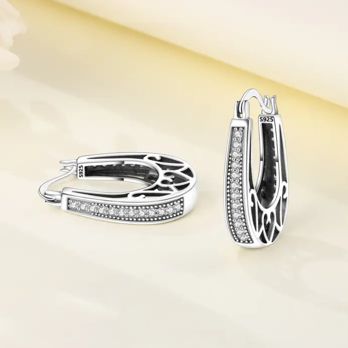 ✨ Pendientes "Vintage Twist" – Plata S925 (Estilo Clásico Original) 2