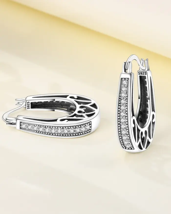 ✨ Pendientes "Vintage Twist" – Plata S925 (Estilo Clásico Original) 2