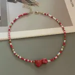 Collar Gargantilla Geométrico Romántico y Lindo para Mujer, Novedoso y Moderno, Regalo, Collar de Cuentas, Joyería de Moda 5