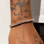 Pulsera de tenis de cristal de lujo, pulsera de Hip Hop para hombre, cadena de pareja de circonia Punk a la moda en la mano, joyería de calle 3
