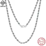 💎 Collar "Diamond Rope SC29" – Plata Italiana .925 de Alto Brillo 1