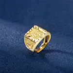 Anillo De oro De 18 quilates para hombres Anillos Mujer piedras preciosas De roca joyería De oro genuino De 18 K Anillos De Hiphop caja De Anillos De origen Bizuteria 5