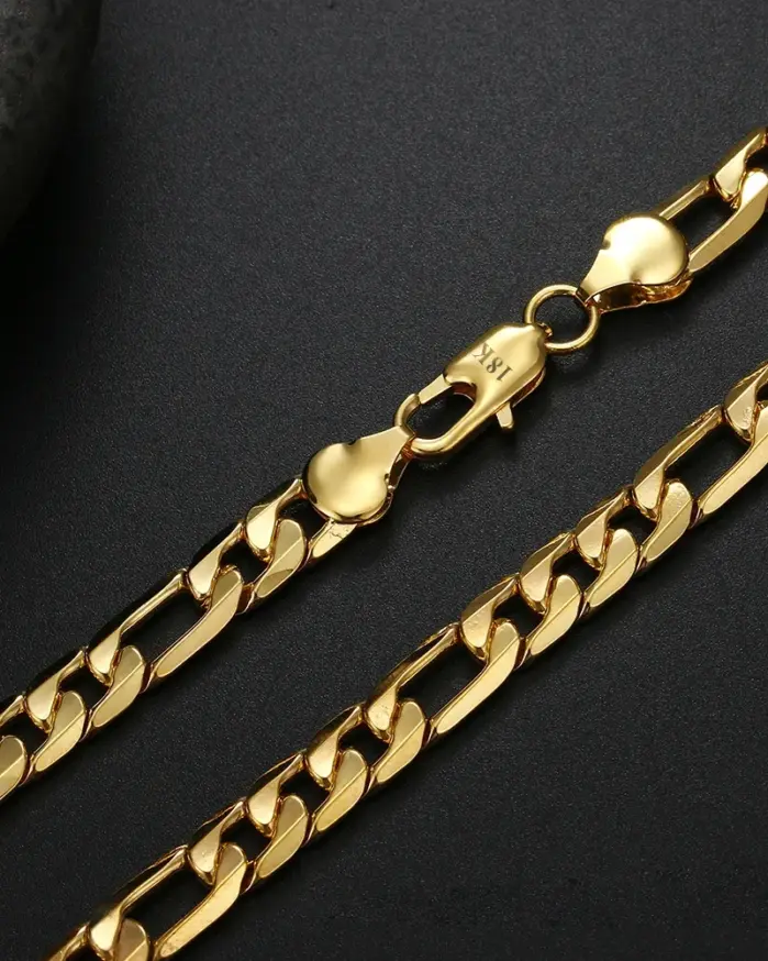 🔱 Collar "Titan Curb 8mm" – Oro 18K de Alto Impacto (No se decolora) 2