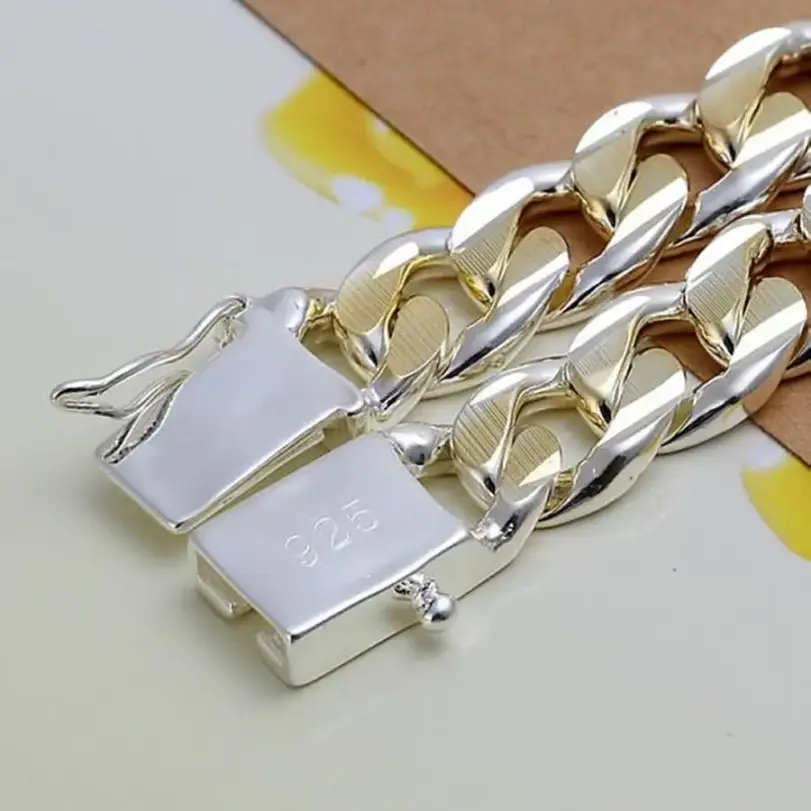 💎 Pulsera "Noble Titan" – Plata .925 Sólida (8mm / 10mm) 3