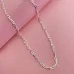 📎 Collar "Andara Geometric" – Plata de Ley .925 Estilo Paperclip 5