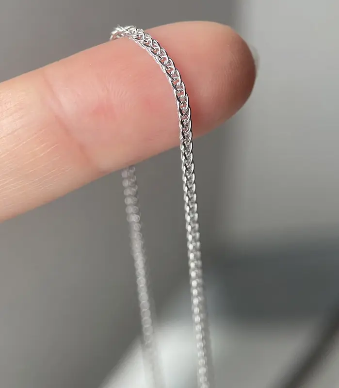 🇮🇹 Collar "Chopin Italian Silk" – Plata de Ley .925 (1.2mm) 2