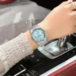 POEDAGAR, relojes elegantes para mujer, Reloj de lujo de alta calidad para mujer, Reloj de pulsera luminoso resistente al agua con fecha para mujer, Reloj de pulsera de cuarzo + caja 6