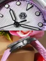 Reloj de Pulsera para Mujer San Martin 2026 de 32.5mm, Elegante y Lujoso, Reloj de Cuarzo, Moda Femenina, Esfera Guilloché con Madreperla, Zafiro, Resistente al Agua 200m, SN0151 5
