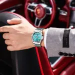 Reloj de Pulsera POEDAGAR de Alta Calidad para Hombre, Lujoso, Luminoso, con Fecha, de Acero Inoxidable, Cronógrafo, Reloj de Cuarzo de Moda para Hombre 6