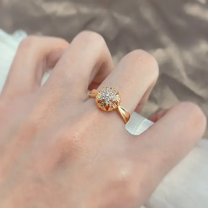Anillo De oro Real De 18k con diamantes para mujer para unirse a la fiesta, Anillos De piedras preciosas De peridoto, joyería De compromiso con diamantes De boda, caja De anillo fino 2