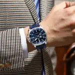 Reloj deportivo militar POEDAGAR para hombre, resistente al agua, luminoso, con fecha, de lujo, con correa de nailon y cuero, reloj de cuarzo para hombre + caja. 6