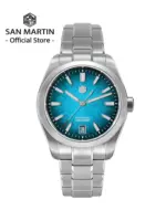 Reloj San Martin 36/39/42mm SN0144 JianZhan Gada Miyota 9015 Diseño Original Estilo Chino para Hombre, Reloj Mecánico Automático 1