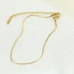 Tobilleras de acero inoxidable 316L a la moda para mujer, joyería bohemia de fiesta a la moda, accesorios de verano para playa sin deslustre 3