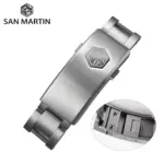 San Martin nuevo Fly cierre ajustable piezas de reloj pulsera cierre para 16mm modelo específico hebilla cierre plegable no universal 1