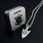 HNSP-collar con colgante de acero inoxidable 316L con nudo de Odín estilo vikingo para hombre, accesorios de joyería 4