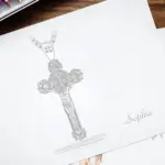 collar de plata de ley 925 con crucifijo, cruz de Jesús, oro de 18k, colgante religioso de San Benito, joyería de San Benito, regalo para hombres 5