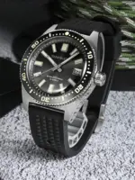 Reloj de buceo San Martin V3 62mas 40mm NH35 reloj mecánico automático para hombres completamente luminoso impermeable 200m correa de goma SN0007 3
