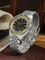 Reloj de buceo San Martin de 39,5mm para hombre, Reloj mecánico automático NH35 con efecto desgastado Vintage, resistente al agua 200m C3 Lume SN0116 Reloj 4 Reloj de buceo San Martin de 39,5mm para hombre, Reloj mecánico automático NH35 con efecto desgastado Vintage, resistente al agua 200m C3 Lume SN0116 Reloj 4