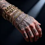 HNSP Pulsera de cadena cubana de acero inoxidable de 3 mm a 15 mm de grosor para hombre, joyería de mano, accesorio de estilo punk urbano 5