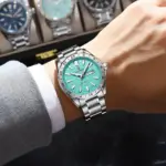 POEDAGAR, reloj de lujo de alta calidad para hombre, reloj de pulsera luminoso resistente al agua para hombre, relojes casuales de cuarzo con fecha y semana para hombre 6