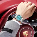 Reloj de Pulsera POEDAGAR de Alta Calidad para Hombre, Lujoso, Luminoso, con Fecha, de Acero Inoxidable, Cronógrafo, Reloj de Cuarzo de Moda para Hombre 5
