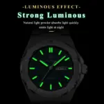 Reloj POEDAGAR Original para Hombre, Reloj de Pulsera de Cuarzo con Fecha y Semana, Reloj Deportivo de Lujo para Hombre, Resistente al Agua, Luminoso, de Acero Inoxidable 3