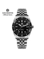 Reloj de buceo para hombre San Martin de 37,5mm y 40mm con esfera sencilla clásica, reloj mecánico automático de lujo Miyota 9015, resistente al agua hasta 200m SN0148 1