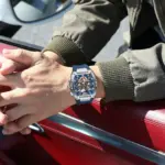 POEDAGAR, reloj de cuarzo de lujo para hombre, reloj militar deportivo para hombre, resistente al agua, luminoso, cronógrafo con fecha, correa de silicona, relojes para hombre 6