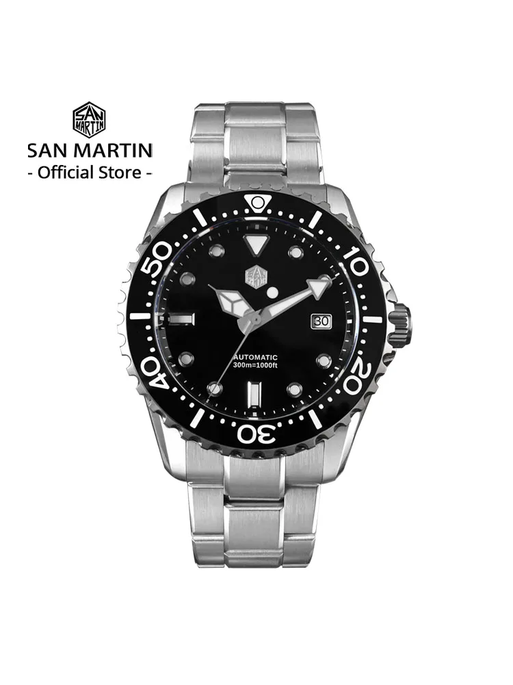 Nuevo Reloj de Buceo de Lujo para Hombre San Martin de 40-44 mm, Clásico, de Alta Calidad, NH35 YN55, Mecánico Automático, Zafiro BGW-X1, 20 Bares, SN0009 1 Nuevo Reloj de Buceo de Lujo para Hombre San Martin de 40-44 mm, Clásico, de Alta Calidad, NH35 YN55, Mecánico Automático, Zafiro BGW-X1, 20 Bares, SN0009 1