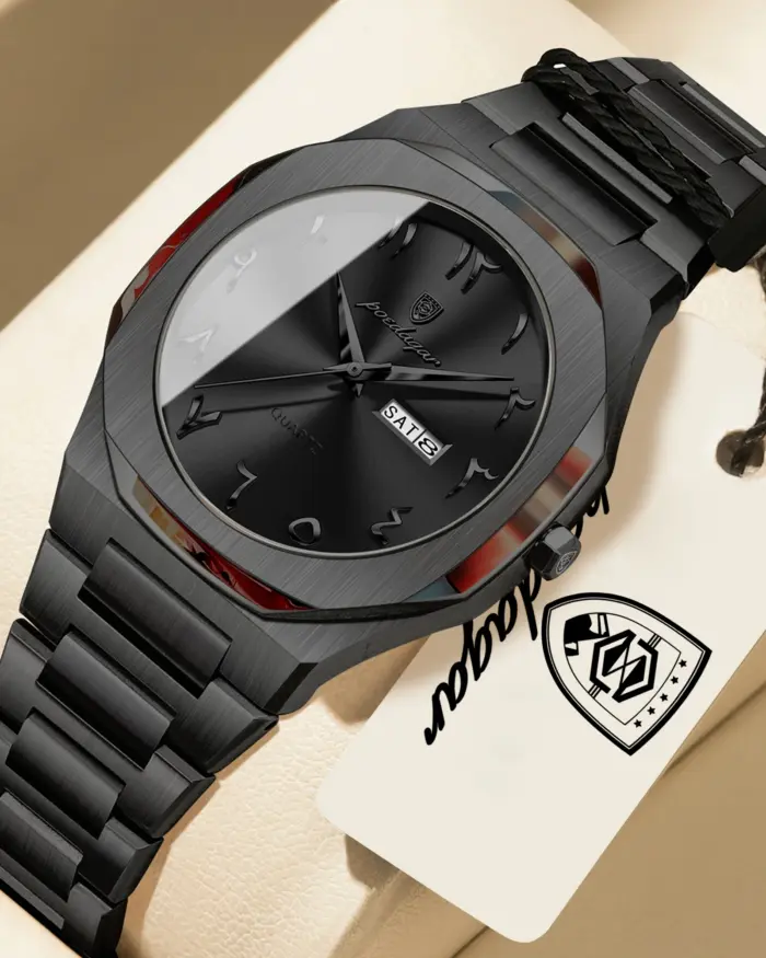 Reloj POEDAGAR de Alta Calidad para Mujer, Elegante, con Fecha, Semana, Resistente al Agua, Reloj de Cuarzo de Acero Inoxidable, Relojes de Moda para Mujer 2