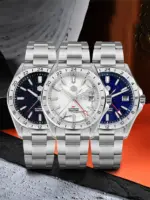 San Martin 39mm esfera de piedras preciosas de Aventurina reloj de lujo para hombre NH34 GMT zafiro mecánico automático impermeable luminoso SN0129 2