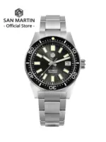 Reloj de buceo San Martin 62mas 39mm clásico NH35 hombres relojes mecánicos automáticos zafiro impermeable 200m SLN C3 luminoso SN0007 1 Reloj de buceo San Martin 62mas 39mm clásico NH35 hombres relojes mecánicos automáticos zafiro impermeable 200m SLN C3 luminoso SN0007 1